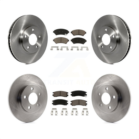 Front Rear Disc Brake Rotors And Ceramic Pads Kit For Cadillac DeVille Buick Park Avenue K8C-100855 by Transit Auto