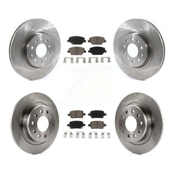 Front Rear Disc Brake Rotors And Ceramic Pads Kit For Chevrolet Equinox GMC Terrain Buick LaCrosse K8C-100871