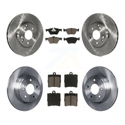 Front Rear Disc Brake Rotors And Ceramic Pads Kit For Chrysler Crossfire Mercedes-Benz SLK320 K8C-100881