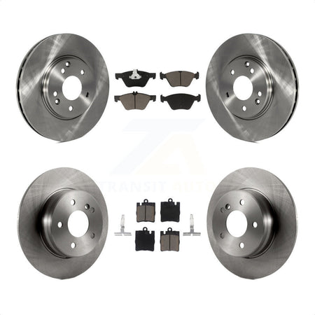 Front Rear Disc Brake Rotors And Ceramic Pads Kit For Mercedes-Benz E320 CLK320 E430 CLK430 K8C-100882 by Transit Auto