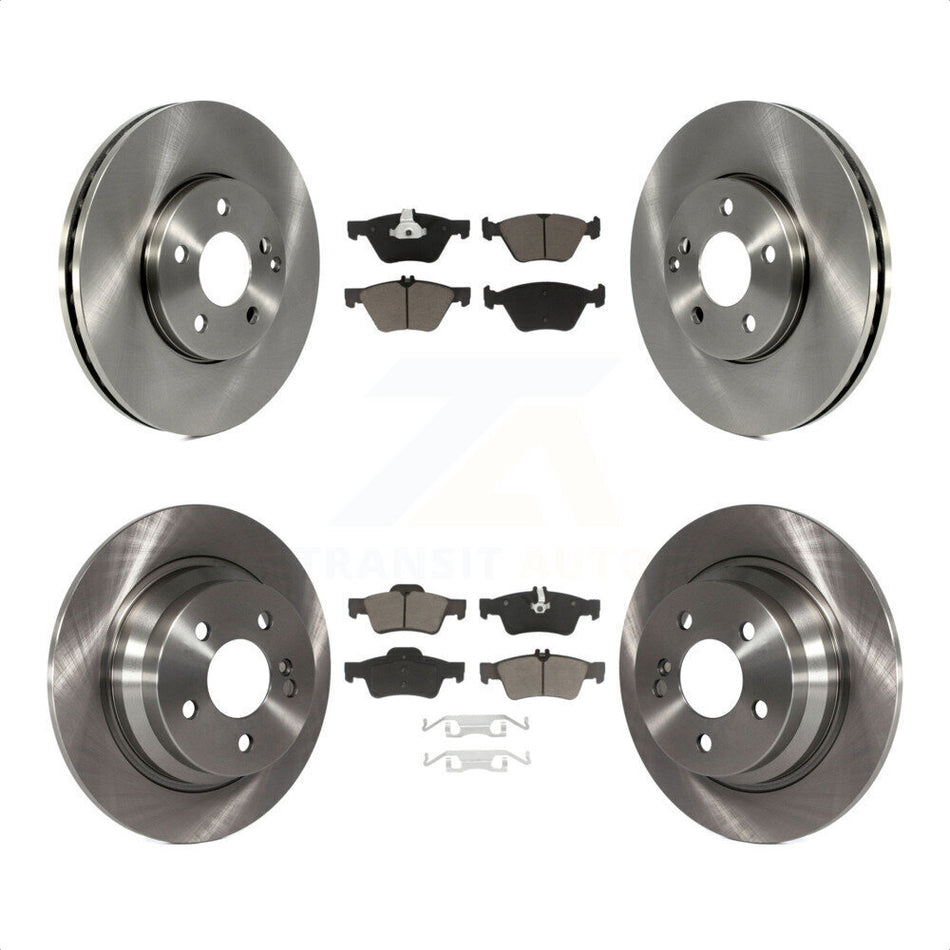 Front Rear Disc Brake Rotors And Ceramic Pads Kit For Mercedes-Benz E320 E300 K8C-100883 by Transit Auto