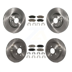 Front Rear Disc Brake Rotors And Ceramic Pads Kit For Nissan Murano INFINITI M37 QX70 Q70 Q70L M56 M35h K8C-100894