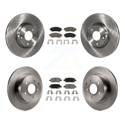 Front Rear Disc Brake Rotors And Ceramic Pads Kit For INFINITI G37 G35 M35 Nissan 350Z EX35 370Z G25 M45 Q40 QX50 EX37 K8C-100897