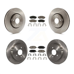 Front Rear Disc Brake Rotors And Ceramic Pads Kit For INFINITI FX35 FX37 QX70 FX45 K8C-100899