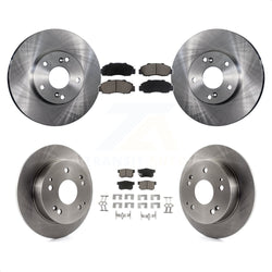 Front Rear Disc Brake Rotors And Ceramic Pads Kit For 1998-2002 Honda Accord 3.0L K8C-100900