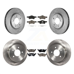 Front Rear Disc Brake Rotors And Ceramic Pads Kit For Dodge Grand Caravan Chrysler Town & Country Voyager K8C-100908