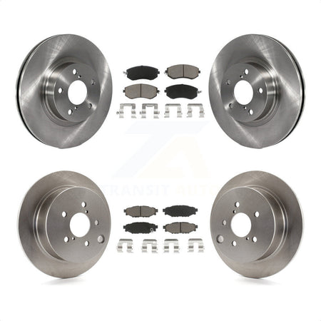 Front Rear Disc Brake Rotors And Ceramic Pads Kit For Subaru Impreza K8C-100917 by Transit Auto