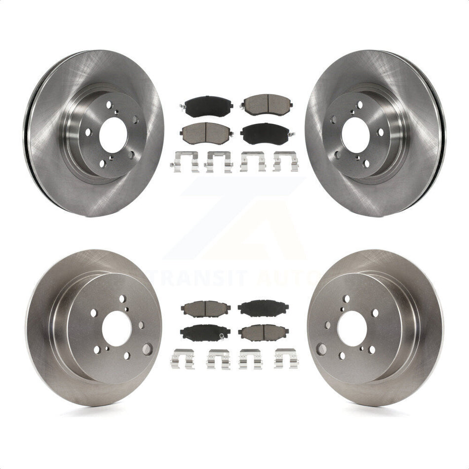 Front Rear Disc Brake Rotors And Ceramic Pads Kit For Subaru Impreza K8C-100917 by Transit Auto