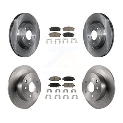 Front Rear Disc Brake Rotors And Ceramic Pads Kit For Nissan Altima K8C-100938