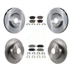 Front Rear Disc Brake Rotors And Ceramic Pads Kit For Nissan Altima Maxima K8C-100979