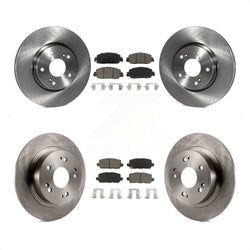 Front Rear Disc Brake Rotors And Ceramic Pads Kit For 2016-2022 Honda HR-V K8C-100984
