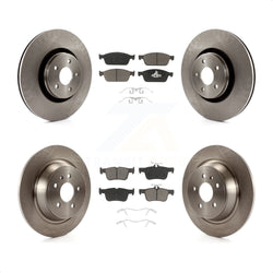 Front Rear Disc Brake Rotors And Ceramic Pads Kit For Lincoln MKC K8C-100990