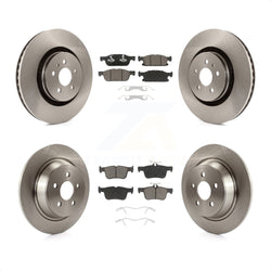 Front Rear Disc Brake Rotors And Ceramic Pads Kit For Ford Edge Lincoln MKX Nautilus K8C-100991
