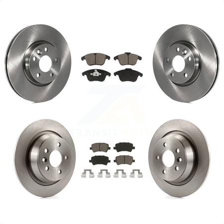 Front Rear Disc Brake Rotors And Ceramic Pads Kit For 2012-2015 Land Rover Range Evoque K8C-101010 by Transit Auto