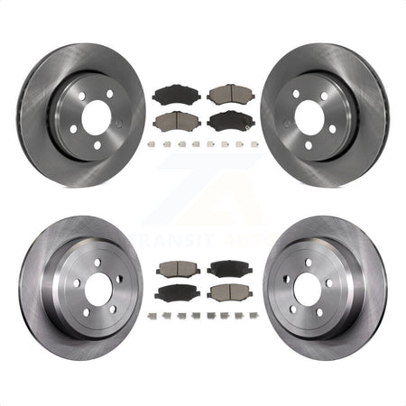 Front Rear Disc Brake Rotors And Ceramic Pads Kit For Jeep Liberty Dodge Nitro K8C-101030 by Transit Auto