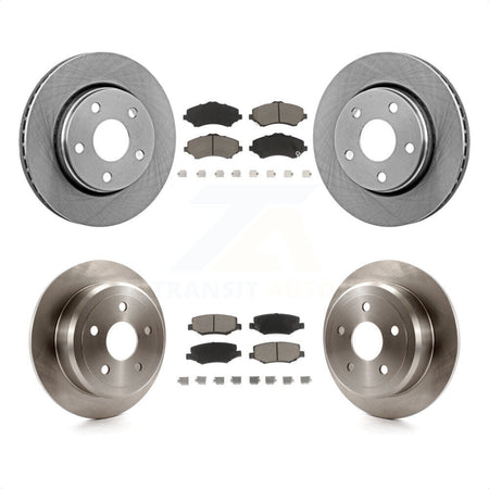 Front Rear Disc Brake Rotors And Ceramic Pads Kit For Jeep Wrangler JK K8C-101031 by Transit Auto