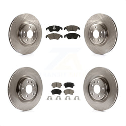 Front Rear Disc Brake Rotors And Ceramic Pads Kit For Audi Q5 S5 K8C-101055