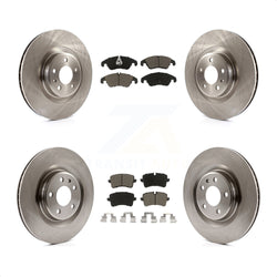 Front Rear Disc Brake Rotors And Ceramic Pads Kit For Audi A6 Quattro A7 K8C-101063