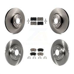 Front Rear Disc Brake Rotors And Ceramic Pads Kit For Audi Q5 K8C-101065