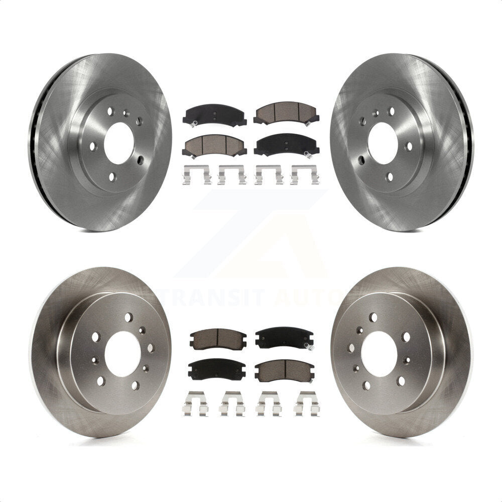 Front Rear Disc Brake Rotors And Ceramic Pads Kit For Chevrolet Impala Monte Carlo K8C-101072 by Transit Auto