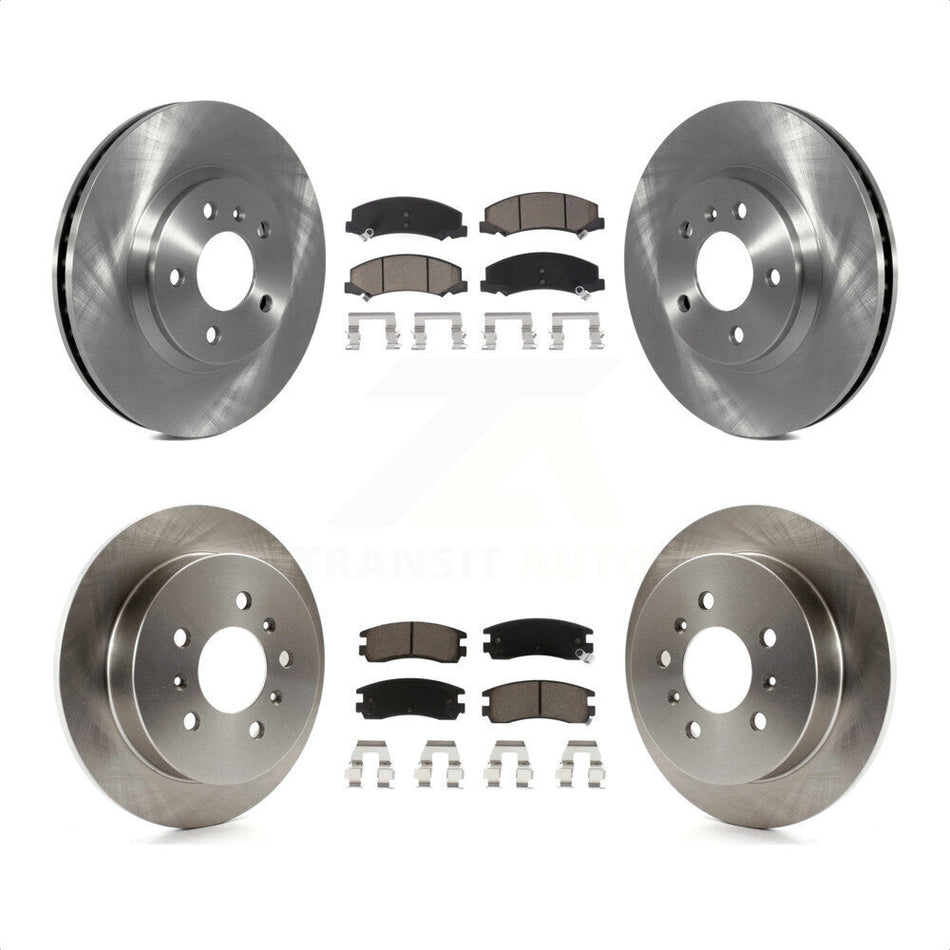 Front Rear Disc Brake Rotors And Ceramic Pads Kit For Chevrolet Impala Monte Carlo K8C-101072 by Transit Auto