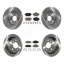 Front Rear Disc Brake Rotors And Ceramic Pads Kit For 2015 Mini Cooper 2.0L 1.5L With 294mm Diameter Rotor 4 Lug Wheels K8C-101108