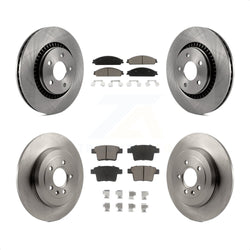 Front Rear Disc Brake Rotors And Ceramic Pads Kit For Ford Five Hundred Freestyle Taurus Mercury Montego X Sable K8C-101136