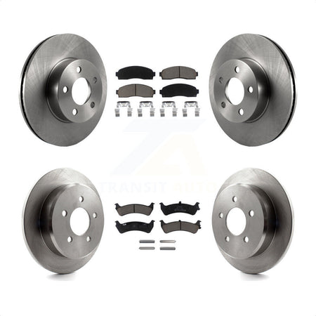 Front Rear Disc Brake Rotors And Ceramic Pads Kit For 2001 Ford Explorer Sport 4WD K8C-101170 by Transit Auto