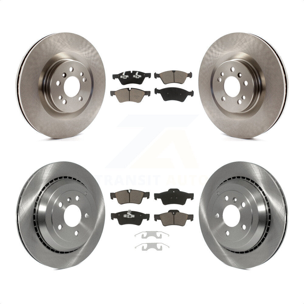 Front Rear Disc Brake Rotors And Ceramic Pads Kit For Mercedes-Benz ML350 GL450 GL550 GL350 ML550 GL320 K8C-101176 by Transit Auto