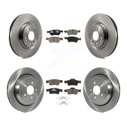 Front Rear Disc Brake Rotors And Ceramic Pads Kit For Mercedes-Benz R350 ML500 R500 R320 With Vented Rotor K8C-101177