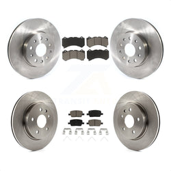 Front Rear Disc Brake Rotors And Ceramic Pads Kit For 2019-2020 Chevrolet Camaro LT LS With 6 Piston Brembo Calipers K8C-101212