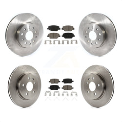 Front Rear Disc Brake Rotors And Ceramic Pads Kit For Chevrolet Camaro Without Brembo Calipers K8C-101213