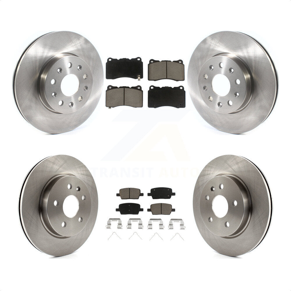 Front Rear Disc Brake Rotors And Ceramic Pads Kit For Chevrolet Camaro K8C-101214 by Transit Auto