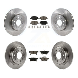 Front Rear Disc Brake Rotors And Ceramic Pads Kit For 2016-2018 Buick Envision With 288mm Diameter Rotor K8C-101215