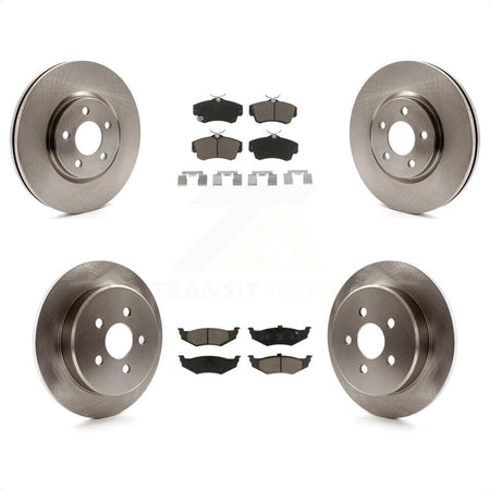 Front Rear Disc Brake Rotors And Ceramic Pads Kit For Chrysler PT Cruiser Dodge Neon K8C-101219 by Transit Auto