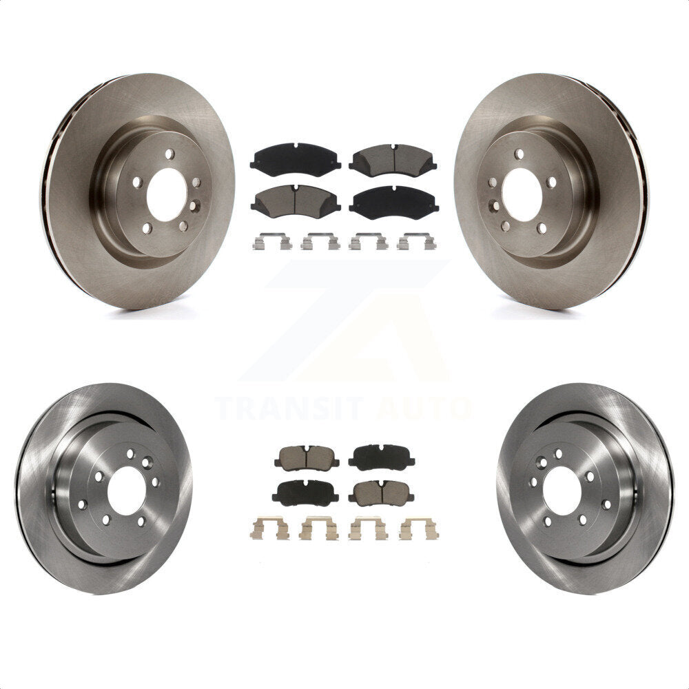 Front Rear Disc Brake Rotors And Ceramic Pads Kit For Land Rover LR4 Range Sport K8C-101231 by Transit Auto