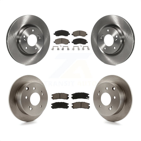 Front Rear Disc Brake Rotors And Ceramic Pads Kit For Mitsubishi Galant Eclipse K8C-101255 by Transit Auto