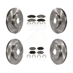 Front Rear Disc Brake Rotors And Ceramic Pads Kit For Chevrolet Traverse GMC Acadia Buick Enclave Blazer K8C-101277