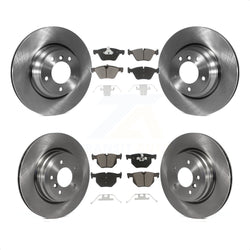 Front Rear Disc Brake Rotors And Ceramic Pads Kit For 2006-2006 BMW 330i 330xi K8C-101291