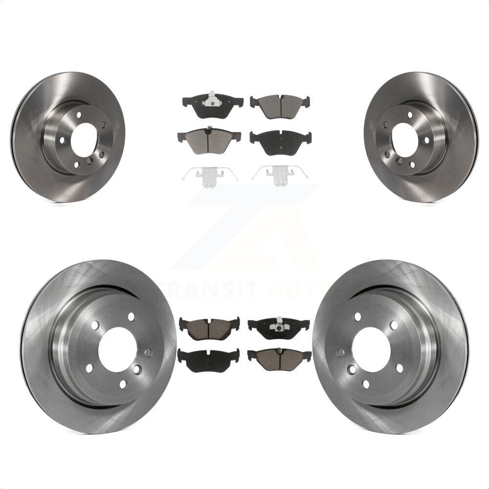 Front Rear Disc Brake Rotors And Ceramic Pads Kit For 2008 BMW 328xi To 08 07 K8C-101297 by Transit Auto