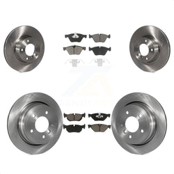 Front Rear Disc Brake Rotors And Ceramic Pads Kit For 2008 BMW 328xi To 08 07 K8C-101297