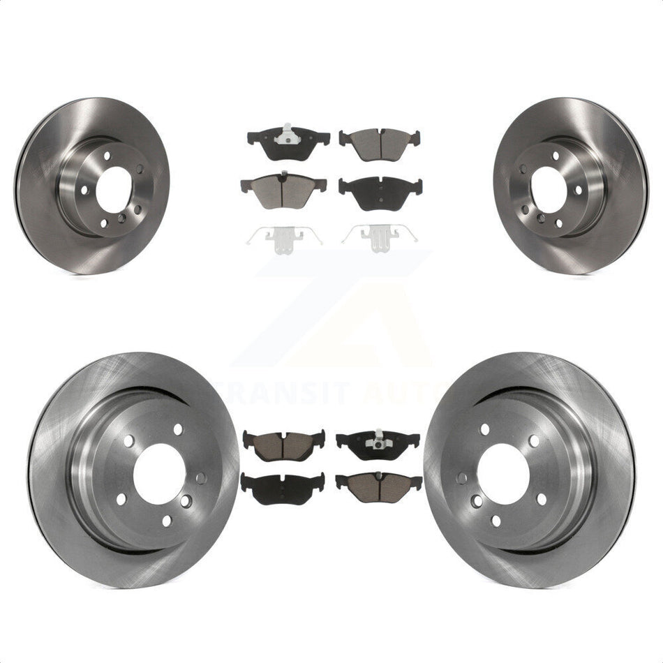 Front Rear Disc Brake Rotors And Ceramic Pads Kit For 2008 BMW 328xi To 08 07 K8C-101297 by Transit Auto