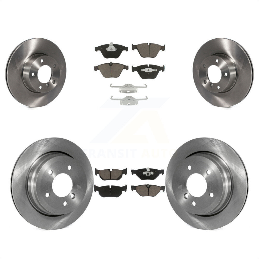 Front Rear Disc Brake Rotors And Ceramic Pads Kit For BMW 328i xDrive X1 328xi K8C-101298 by Transit Auto