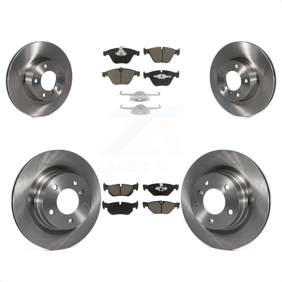 Front Rear Disc Brake Rotors And Ceramic Pads Kit For BMW 328i 323i K8C-101299 by Transit Auto