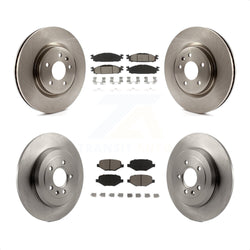 Front Rear Disc Brake Rotors And Ceramic Pads Kit For Ford Explorer Taurus Flex Lincoln MKT MKS K8C-101301