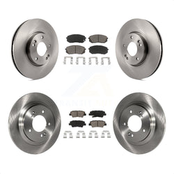 Front Rear Disc Brake Rotors And Ceramic Pads Kit For Kia Soul EV K8C-101348