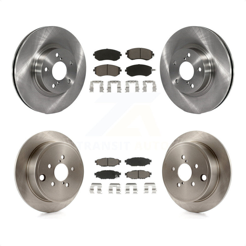 Front Rear Disc Brake Rotors And Ceramic Pads Kit For Subaru Impreza K8C-101396 by Transit Auto