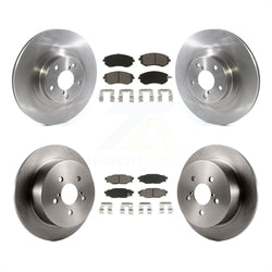 Front Rear Disc Brake Rotors And Ceramic Pads Kit For Subaru Outback Legacy With 292mm Diameter Rotor K8C-101410