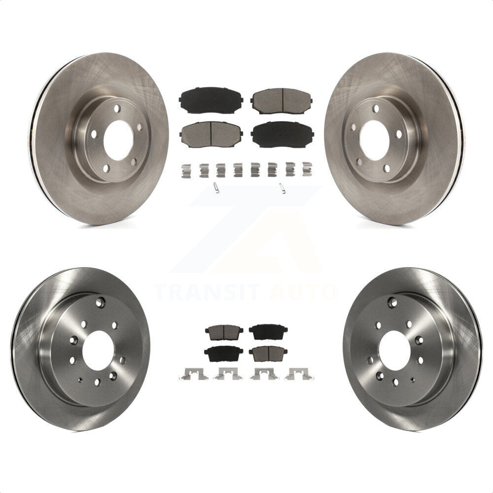 Front Rear Disc Brake Rotors And Ceramic Pads Kit For Ford Edge Lincoln MKX K8C-101424 by Transit Auto