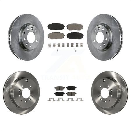 Front Rear Disc Brake Rotors And Ceramic Pads Kit For Ford Edge Mazda CX-7 Lincoln MKX K8C-101426 by Transit Auto